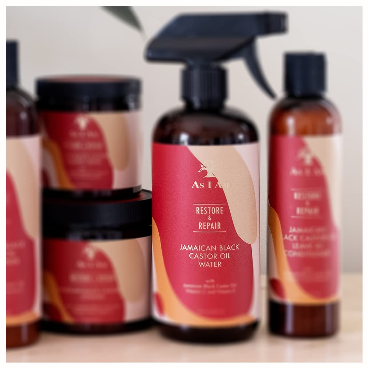 As I Am JBCO Water - 16 ounce - Nano Curl Strengthener - Moisturizes and Detangles - Anti-Frizz - Increases Fiber Strength - Enriched with Jamaican Black Castor Oil, Vitamin C, and Vitamin E